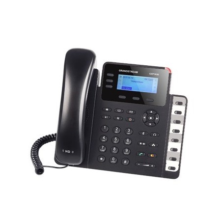 Telefono IP SMB de 3 lineas 3 teclas de funcion 8 teclas de extension BLF y conferencia de 4 vias PoE