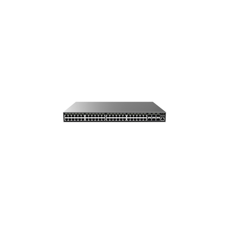 Switch Capa 3 PoE+ Administrable 48 Ptos 101001000 Mbps + 6 Ptos SFP+ de 10 GbsHasta 740W