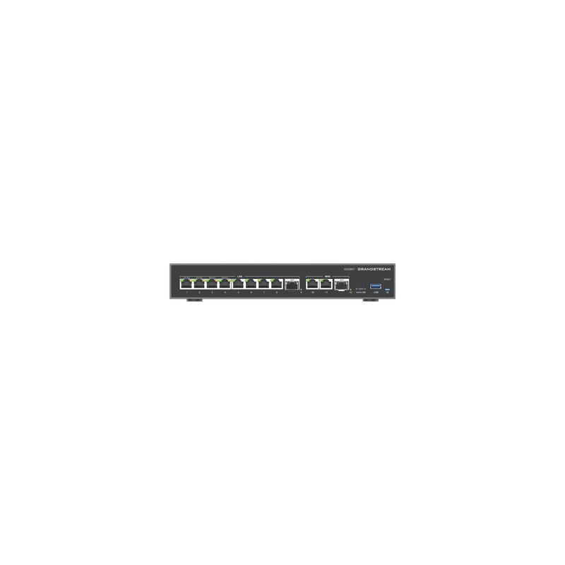 Router 4 en 1: Firewall Router PBX IP Switch 10 Ptos Gb (4 PoE) + 2 Ptos SFP 2.5 Gb