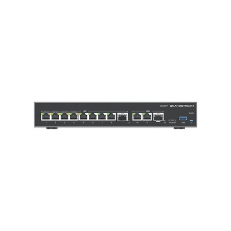 Router 4 en 1: Firewall Router PBX IP Switch 10 Ptos Gb (4 PoE) + 2 Ptos SFP 2.5 Gb