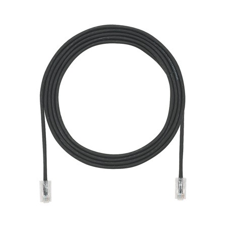 Cable de Parcheo UTP Cat6A CM/LSZH Diametro Reducido (28AWG) Negro 15ft