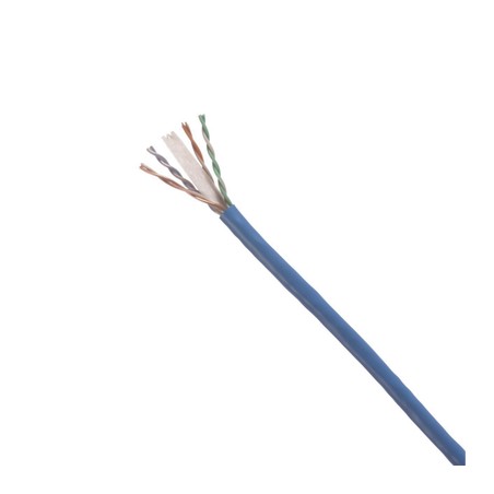 Bobina de Cable  UTP 305 m. de Cobre TX6000PanNet Azul Cat6+ (23 AWG) CMP (Plenum) de 4 pares