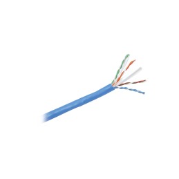 Bobina de Cable  UTP 305 m. de Cobre NetKey Reelex Azul Cat6 (24 AWG) 1000Mbps PVC (CM) de 4 pares