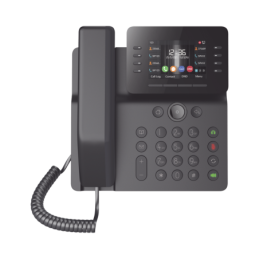 Telefono IP Empresarial Esencial WiFi BT,, 12 lineas SIP, pantalla a color 3.5", PoE, puertos Gigabit, conferencia local de 6 vi