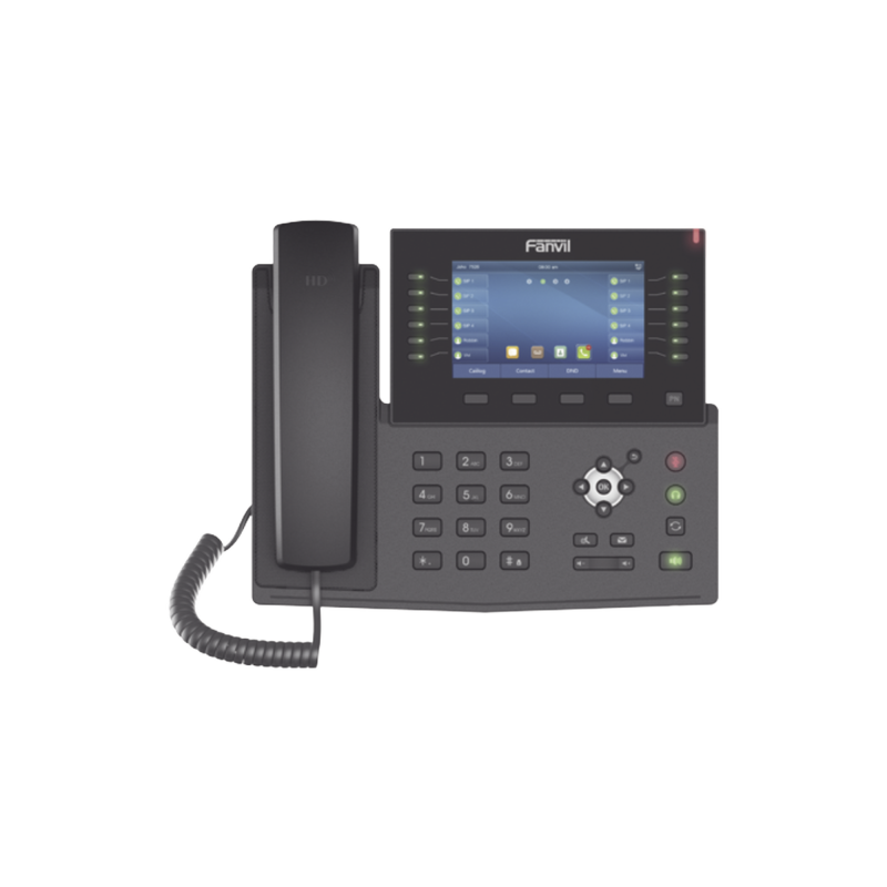 Telefono IP empresarial 20 lineas SIP, BT, integrado diademas, PoE y hasta 60 botones DSS doble puerto Gigabit,