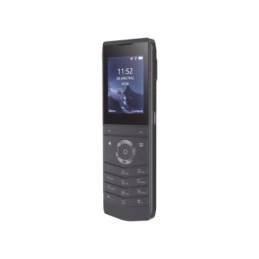 W611W es un telefono IP Wi-Fi portatil, Resistente, Moderno diseñado aplicaciones de comunicacion movil.