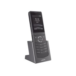 W611W es un telefono IP Wi-Fi portatil, Resistente, Moderno diseñado aplicaciones de comunicacion movil.