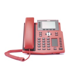 Telefono IP Empresarial 16 lineas SIP pantalla LCD de 3.5" a color, 6 teclas DSS BLF, puertos Gigabit, IPv6, Opus y conferencia