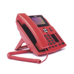 Telefono IP Empresarial 16 lineas SIP pantalla LCD de 3.5" a color, 6 teclas DSS BLF, puertos Gigabit, IPv6, Opus y conferencia