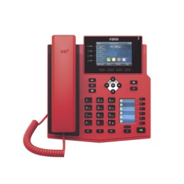 Telefono IP Empresarial 16 lineas SIP pantalla LCD de 3.5" a color, 6 teclas DSS BLF, puertos Gigabit, IPv6, Opus y conferencia