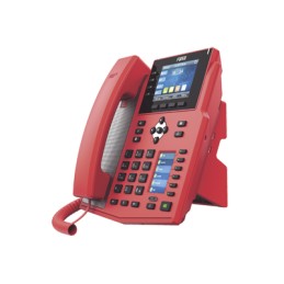 Telefono IP Empresarial 16 lineas SIP pantalla LCD de 3.5" a color, 6 teclas DSS BLF, puertos Gigabit, IPv6, Opus y conferencia