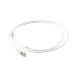 Cable de Parcheo Skinny Cat6A Blindado S/FTP 5ft Diametro Reducido 28 AWG Blanco