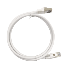 Cable de Parcheo Cat6A 10G blindado 3.0M ( 9.84 ft ) BLANCO