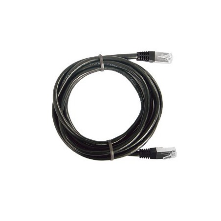 Cable de parcheo FTP Cat5e - 1 m - negro