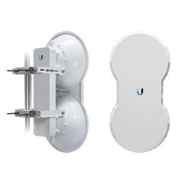 Radio Backhaul alta capacidad full duplex tecnologia airFiber 1.2 Gbps 5 GHz 5470 - 5950 MHz antena integrada 23 dBi