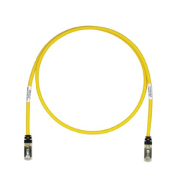 Cable de Parcheo  Cat6A Blindado S/FTP CM/LS0H 0.5 m Amarillo