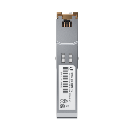 UFiber Modulo fibra SFP convertidor a cobre RJ45 10/100/1000 Mbps distancia 100 m