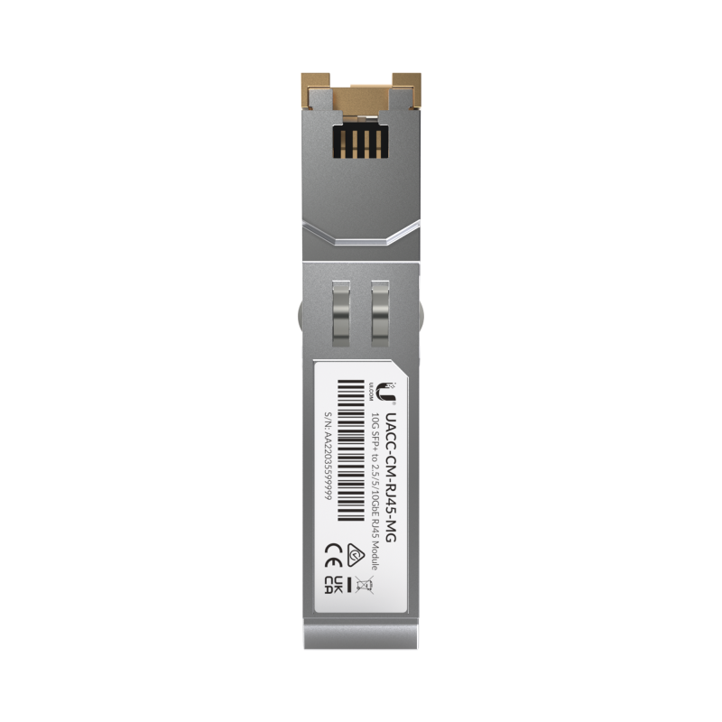 UFiber Tranceptor convertidor SFP+ a RJ45 velocidades 10/5/2.5/1G