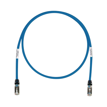 Cable de Parcheo  Cat6A Blindado S/FTP CM/LS0H 10ft Azul