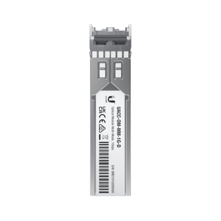 UFiber Modulo SFP transceptor MiniGibic MultiModo 1.25 Gbps distancia 550m conectores LC paquete 2 piezas