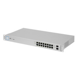 Switch UniFi administrable 18 Ptos. 16 Gibabit PoE+ 802.3at/af y pasivo 24V + 2 SFP 150 Watts