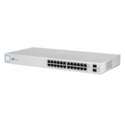 Switch UniFi capa 2 administrable 26 Ptos. Gigabit 24 eth. y 2 SFP Throughput 38.69 Mpps