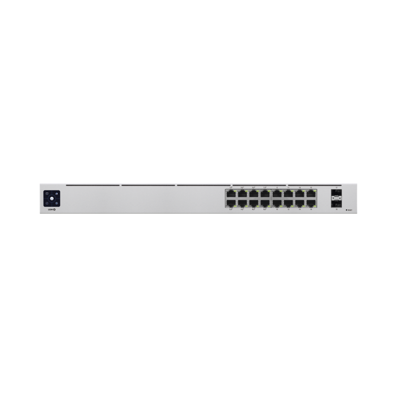 Switch UniFi USW-16-POE Gen2 Capa 2 16 Ptos. 8 Ptos. PoE 802.3af/at + 8 Ptos. Gigabit + 2 Ptos. 1G SFP 42W