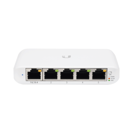 Switch UniFi Administrable Compacto 5 Ptos. 10/100/1000 Mbps Entr PoE 802.3af/at