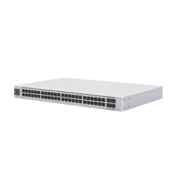 UniFi Switch USW-Pro-48, Capa 3 de 48 puertos Gigabit RJ-45 + 4 puertos 1/10G SFP+, pantalla informativa