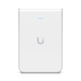 Punto Acceso WiFi UniFi U6 In Wall/Montaje p/pared WIFI 6 2.4 Y 5 Ghz 5.3 Gbps 1 pto PoE In 4 ptos secundarios 1 PoE Out