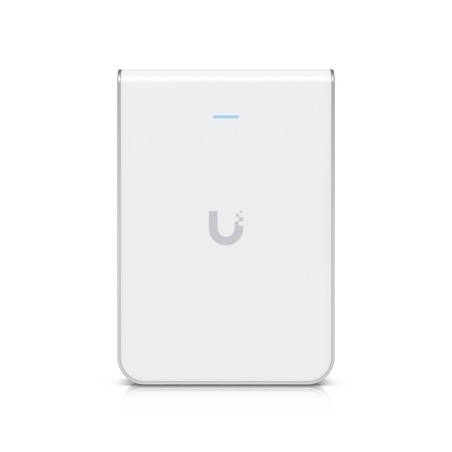 Punto Acceso WiFi UniFi U6 In Wall/Montaje p/pared WIFI 6 2.4 Y 5 Ghz 5.3 Gbps 1 pto PoE In 4 ptos secundarios 1 PoE Out