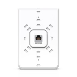 Punto Acceso WiFi UniFi U6 In Wall/Montaje p/pared WIFI 6 2.4 Y 5 Ghz 5.3 Gbps 1 pto PoE In 4 ptos secundarios 1 PoE Out