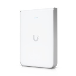 Punto Acceso WiFi UniFi U6 In Wall/Montaje p/pared WIFI 6 2.4 Y 5 Ghz 5.3 Gbps 1 pto PoE In 4 ptos secundarios 1 PoE Out