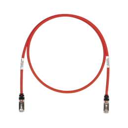 Cable de Parcheo  Cat6A Blindado S/FTP CM/LS0H 25ft Rojo