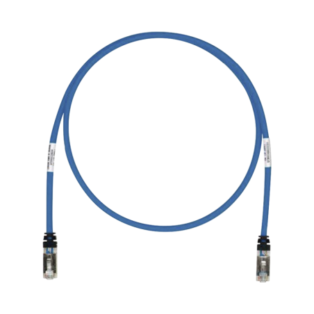 Cable de Parcheo  Cat6A Blindado S/FTP CM/LS0H 2ft Azul