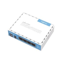 hAP Lite 4 Ptos. Fast Ethernet y Wi-Fi 2.4 GHz 802.11 b/g/n