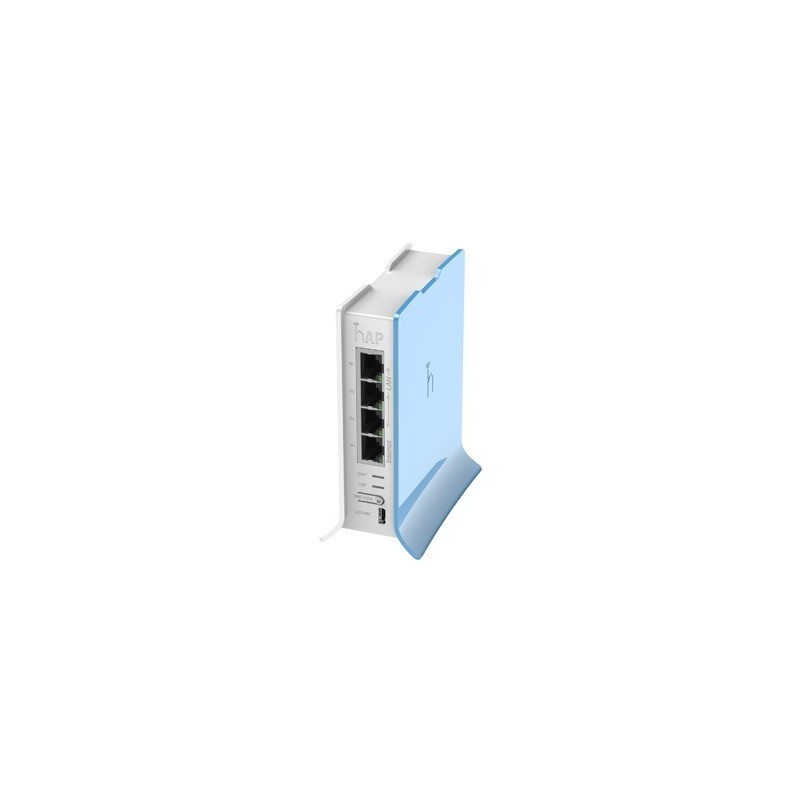 hAP lite TC 4 Ptos. Fast Ethernet Wi-Fi 2.4 GHz 802.11 b/g/n y base tipo Torre