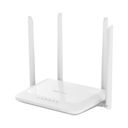 Home Router Inalambrico Wi-Fi5 Doble Banda 1 Puerto Wan 10/100 y 3 Ptos. Lan 10/100 1200 Mbps