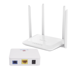 Kit 1 ONU Bridge V-Sol Dual GPON/EPON Router Home Mesh distribuciones WISP de mayor cobertura Wi-Fi en Hogares y Oficinas