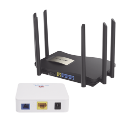 Kit 2 ONU Bridge V-Sol Dual GPON/EPON Router Home Mesh distribuciones WISP de mayor cobertura Wi-Fi en Hogares y Oficinas