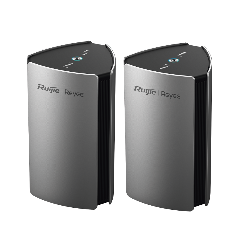 Paquete 2 piezas Home Router inalambrico MESH WI-FI 6 4x4 doble banda 1 puerto WAN Gigabit y 4 Ptos. LAN Gigabit