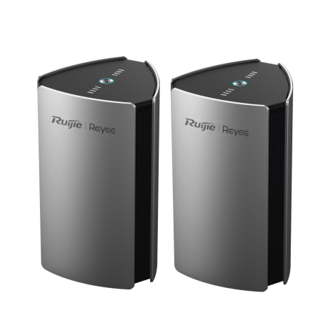 Paquete 2 piezas Home Router inalambrico MESH WI-FI 6 4x4 doble banda 1 puerto WAN Gigabit y 4 Ptos. LAN Gigabit