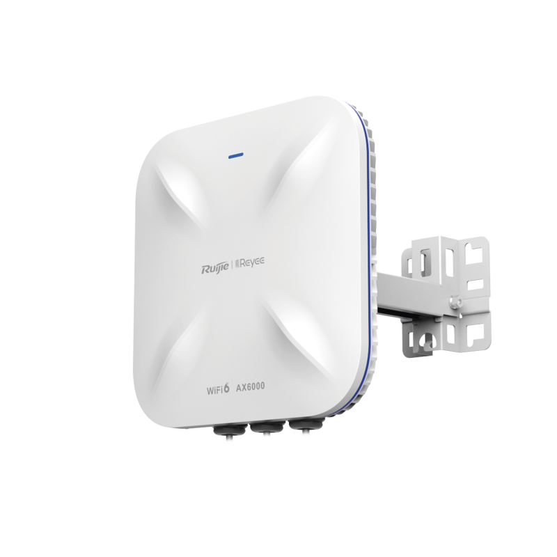 Punto de Acceso Wi-Fi 6 Industrial Exterior Omnidireccional 5.95Gbps MU-MIMO 4x4 360° Filtros Anti Interferencia eth 2.5G y SFP