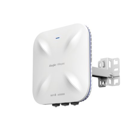 Punto de Acceso Wi-Fi 6 Industrial Exterior Omnidireccional 5.95Gbps MU-MIMO 4x4 360° Filtros Anti Interferencia eth 2.5G y SFP