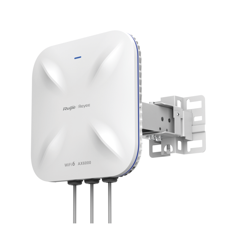 Punto de Acceso Wi-Fi 6 Industrial Exterior Sectorial 60° 5.95 Gbps MU-MIMO 4x4 Filtros Anti Interferencia 1 eth 2.5G y SFP