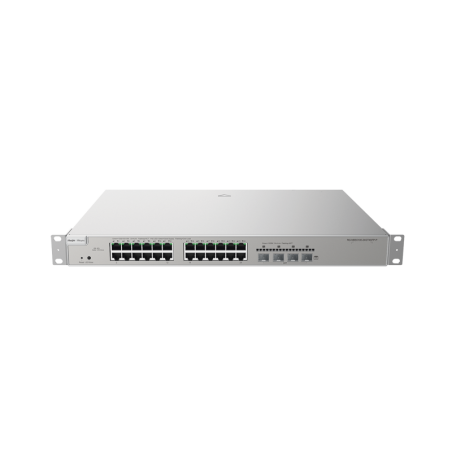 Switch Administrable Capa 3 24 Ptos. Gigabit PoE 802.3af/at + 4 SFP+ fibra 10Gb 370w