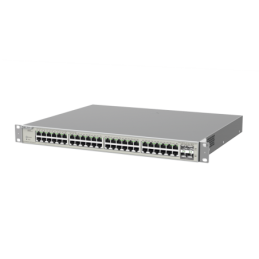 Switch Administrable Capa 3 48 Ptos. Gigabit PoE 802.3af/at + 4 SFP+ fibra 10Gb 740W