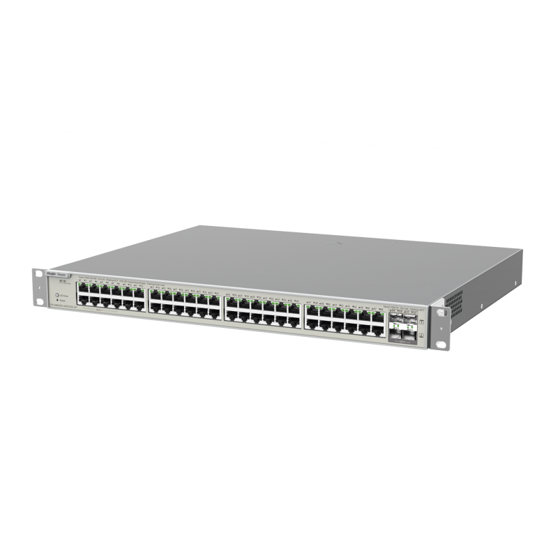 Switch Administrable Capa 3 48 Ptos. Gigabit PoE 802.3af/at + 4 SFP+ fibra 10Gb 740W