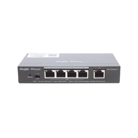 Switch Administrable PoE 5 Ptos. Gigabit 4 PoE 802.3af/at 54w