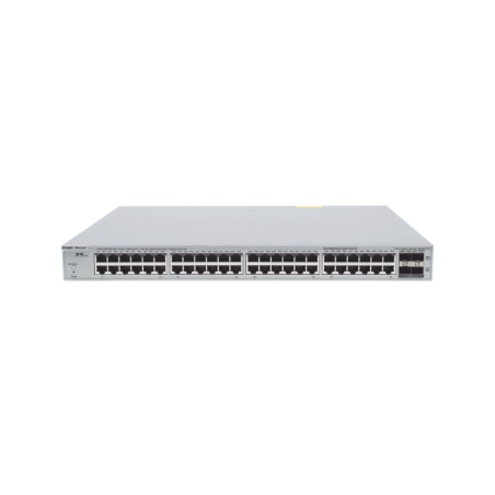 Switch Administrable PoE Capa 2+ Plus 48 Ptos. Gigabit PoE 802.3af/at + 4 SFP+ fibra 10Gb 370w